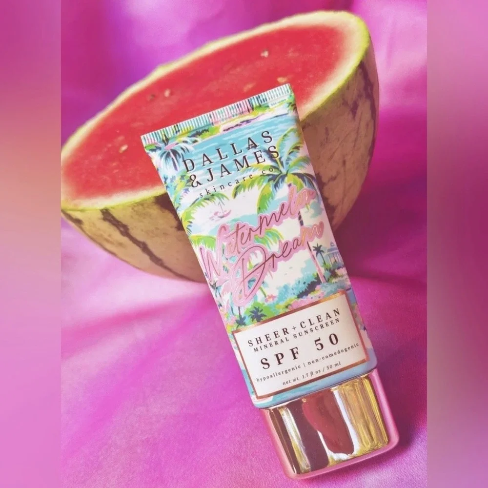Dallas & James Watermelon Dream Mineral Sunscreen SPF 50 1.7‎ oz